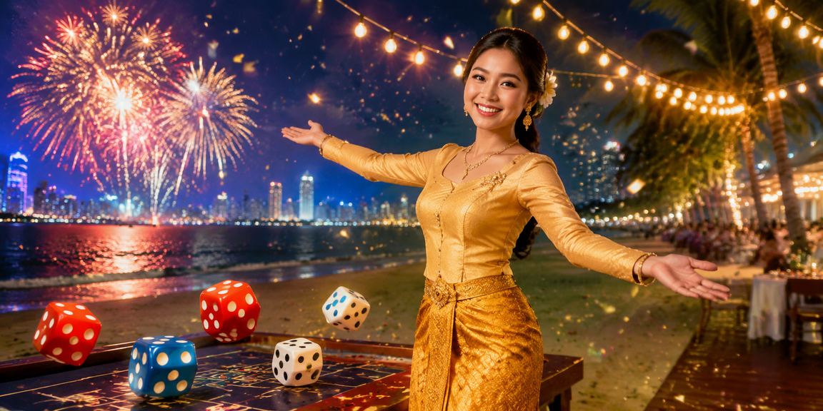 ငပလီကမ်းခြေ၏ တဂိမ်းထိပ်ပိုင်းတွင် ကစားသူများ